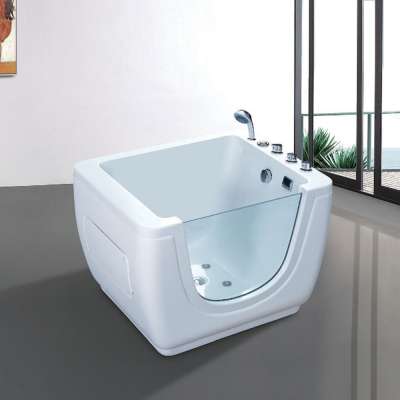 White Acrylic  Baby Bathtub